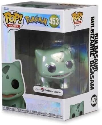 Funko Pop Bulbasaur Pearlescent Pokemon Center Exclusive