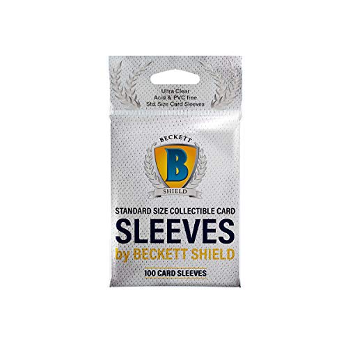 Beckett Shield Clear Soft Card Sleeves - Individual Pack