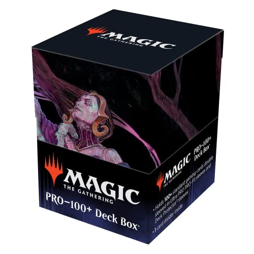 Ultra PRO - Magic: The Gathering Double Masters 100+ Card Deck Box Liliana, The Last Hope - Protect and Store your Collectible Gaming Cards, Trading Cards or Sports Cards in A Self Locking Deck Box
