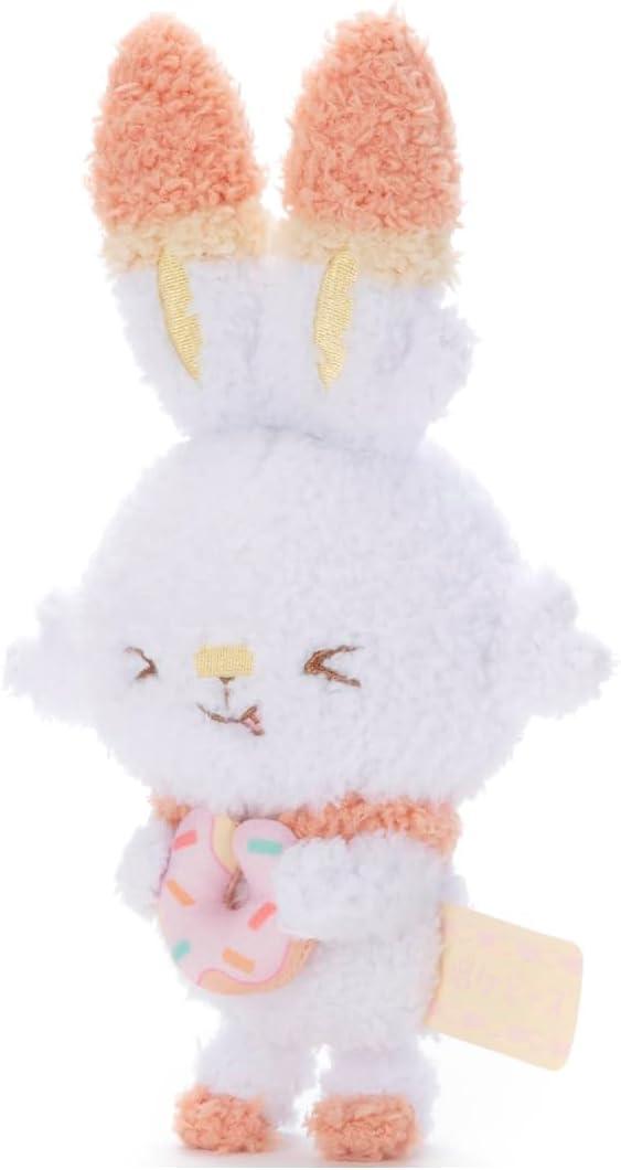 Takara Tomy Pokemon Piece Plush (Sweets Ver.) Scorbunny Plush Toy Height 8.3 inches (21 cm)