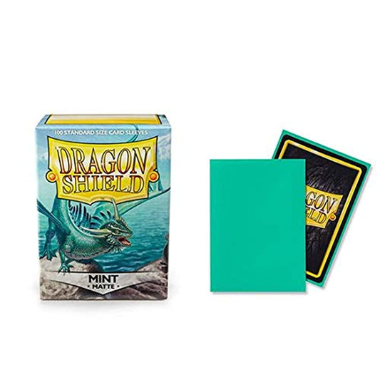 Dragon Shield Matte Mint Standard Size 100 ct Card Sleeves Individual Pack