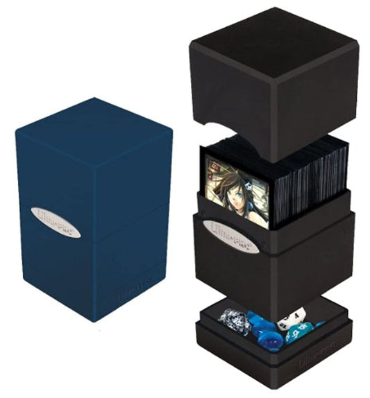 Ultra Pro Satin Tower Blue Deck Box