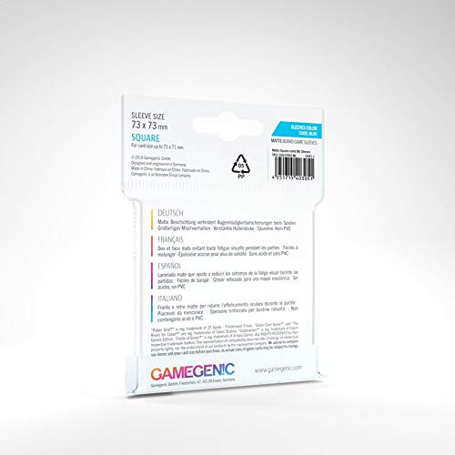 Gamegenic Matte Board Game Sleeves 50ct Square