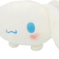 Sanrio Fluffy Cinnamoroll, Yes Type Plush Toy, H 4.1 x W 5.5 x D 5.9 inches (10.5 x 14 x 15 cm)