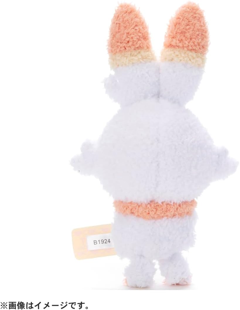 Takara Tomy Pokemon Piece Plush (Sweets Ver.) Scorbunny Plush Toy Height 8.3 inches (21 cm)