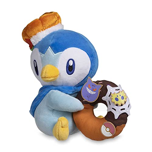 Pokemon Center Pumpkin Celebration Piplup Poke 8 Inch Plush