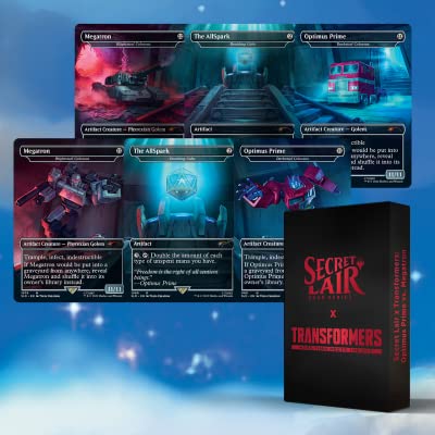 Magic: The Gathering Secret Lair: Transformers: Optimus vs. Megatron (Non-Foil)