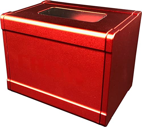 Red Satin Crow Box Gods Premium High Strength Deck Box Case Protector
