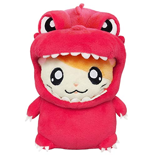 Sanei Boeki Godjham-kun Plush Toy, Red (S) Height 5.3 inches (13.5 cm)