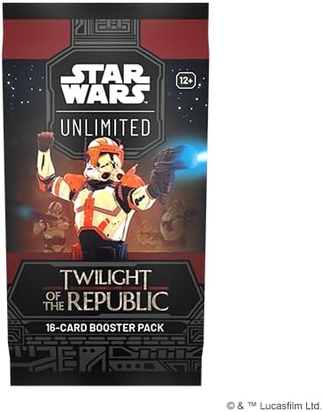 Star Wars: Unlimited TCG Twilight of The Republic Booster Display (Set of 24 Booster Packs) - Trading Card Game