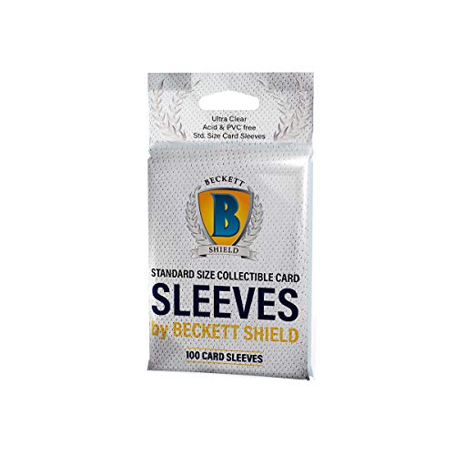 Beckett Shield Clear Soft Card Sleeves - Individual Pack