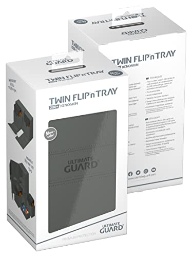 Ultimate Guard Twin Flip`n`Tray 200+ Monocolor Grey