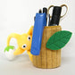 Sanei Boeki PKZ03 Pikmin Plush Goods, Yellow Pikmin Accessory Holder, Wood