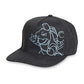 Pokemon Center Blastoise Charcoal Flat-Bill Hat (One Size-Adult)