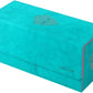 Gamegenic The Academic 133+ XL Premium Deck Box | Double-Sleeved Card Storage | Card Game Protector | Holds Up to 122 Cards Plus Game Accessories | Teal/Pink Color