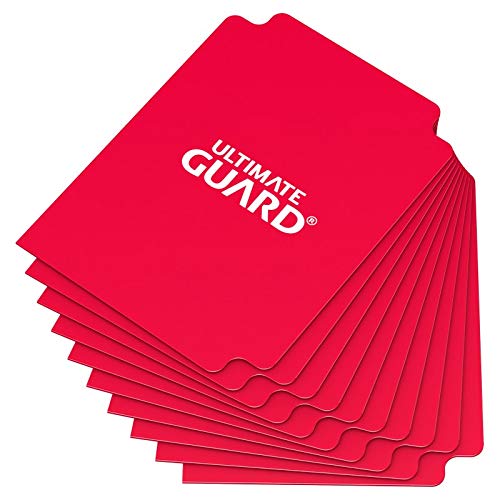 10 Packs Ultimate Guard Red Card Dividers (10) Standard Size Display Case