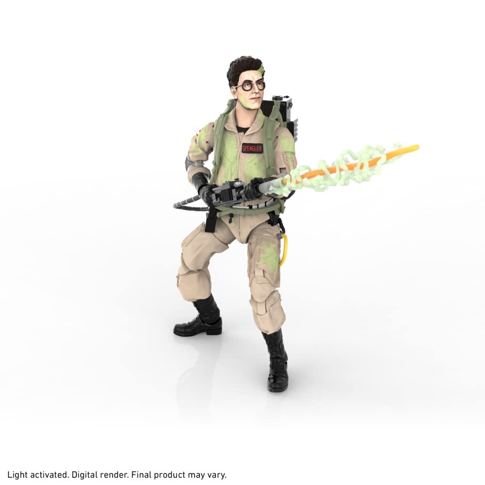 Ghostbusters Plasma Series Glow-in-The-Dark Egon Spengler Toy 15-cm-Scale Collectible Classic 1984 Ghostbusters Figure, Kids Ages 4 and Up, Multicolor, F4850