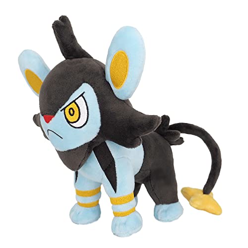 Sanei Boeki PP227 Pokemon All Star Collection Plush Toy, Luxio, Size S 8 Inches