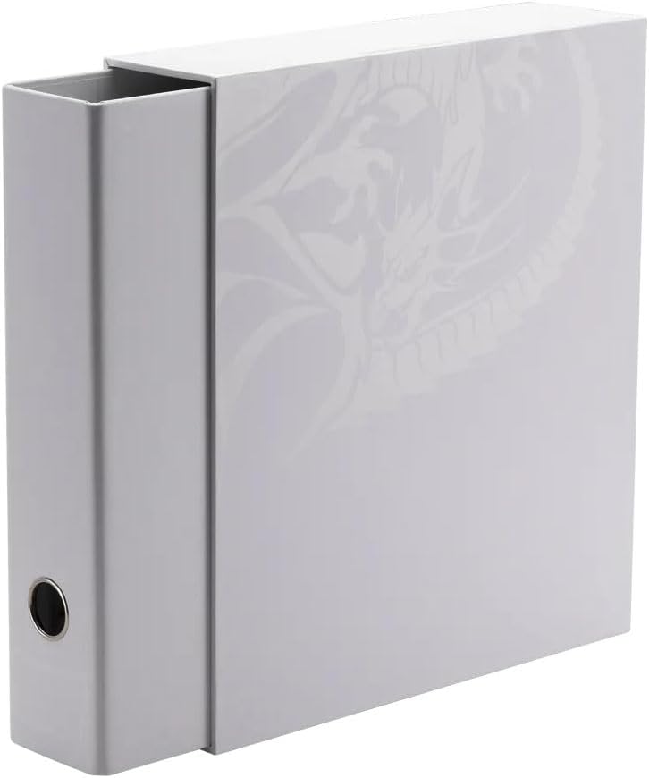 Arcane Tinmen - Dragon Shield Card Binder – Sanctuary Slipcase: White – Card Games - Compatible with Pokemon, Yugioh, Magic The Gathering, MTG TCG OCG & Hockey Cards