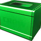 Green Satin Crow Box Gods Premium High Strength Deck Box Case Protector
