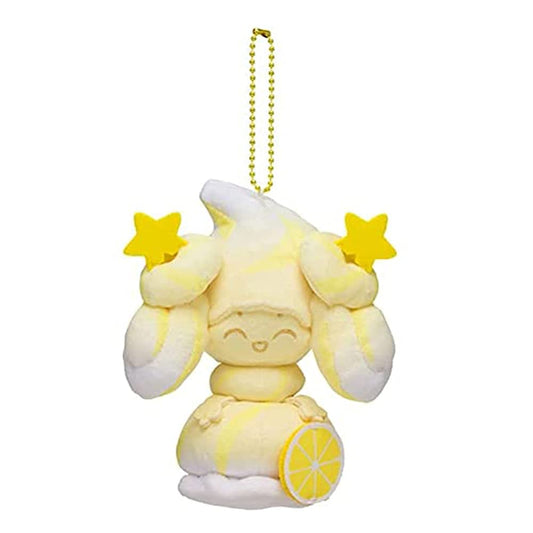 Pokemon Center Alcremie Mawhip A La Mode Lemon Yellow 6 Inch Keychain Plush
