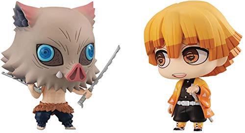 Megahouse Chimimega Buddy Series Demon Slayer Zenitsu & Inosuke, Multiple Colors (MH82881)