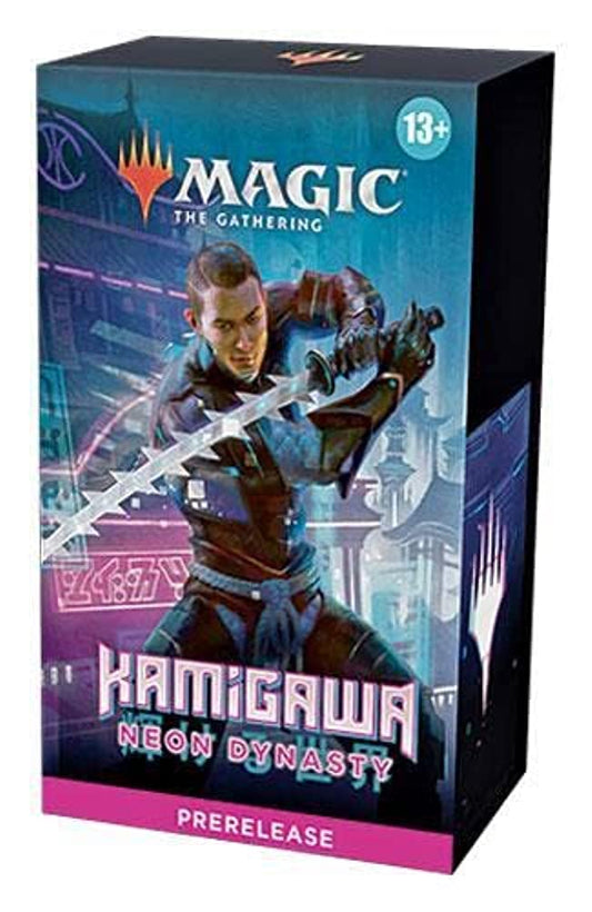 Magic the Gathering Kamigawa Neon Dynasty Prerelease Kit - 6 Draft Packs, Promo Card