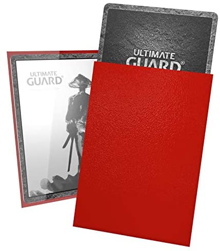 Ultimate Guard Katana Card Sleeves - Japanese Size 60ct - Red