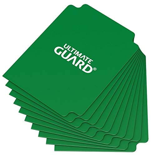 Ultimate Guard Card Dividers Lot - Green - 10 Packs (100 Dividers)