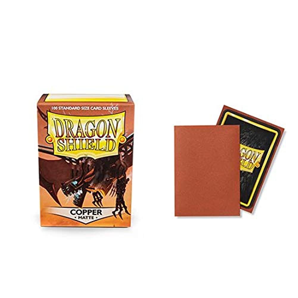 Dragon Shield Matte Copper Standard Size 100 ct Card Sleeves Individual Pack