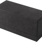 Gamegenic The Academic 133+ XL Premium Deck Box | Double-Sleeved Card Storage | Card Game Protector | Holds Up to 122 Cards Plus Game Accessories | Black/Black Color