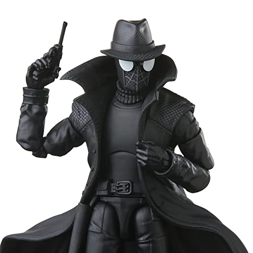 Marvel Legends Series Spider-Man 60th Anniversary Spider-Man Noir and Spider-Ham 6-inch Action Figures, 2 Accessories