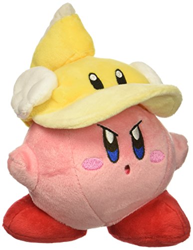 Little Buddy 1678 Kirby Adventure All Star - Cutter Kirby 2 Plush, 6", Multi-Colored