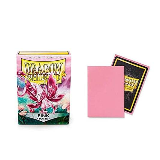 Dragon Shield Matte 60 ct Pink Standard Size Card Sleeves Individual Pack