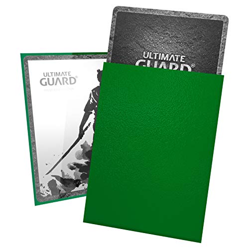 Ultimate Guard Matte Green Katana Sleeves Standard Size Standard Size 100 ct Card Sleeves Individual Pack