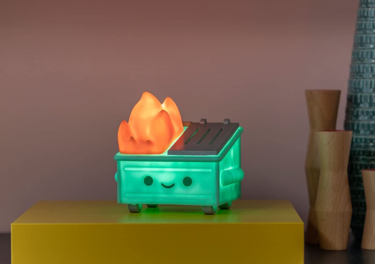 100% Soft Dumpster Fire Night Light