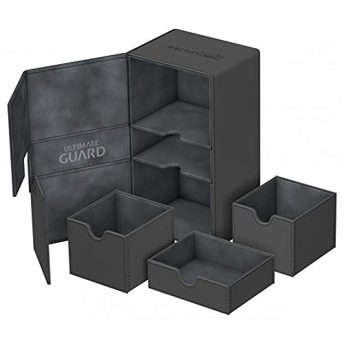 Ultimate Guard Twin Flip`n`Tray 200+ Monocolor Black