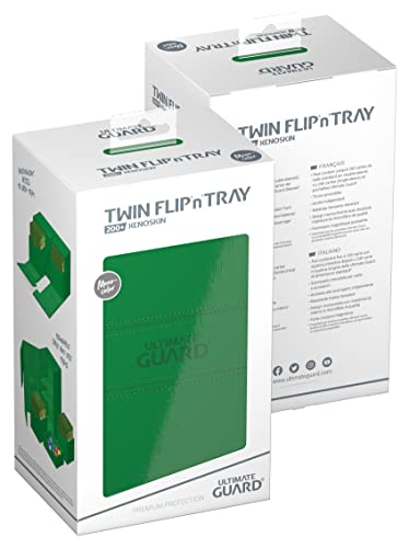 Ultimate Guard Twin Flip`n`Tray 200+ Monocolor Green