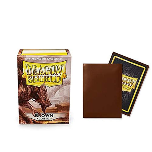 Dragon Shield Classic Brown Standard Size 100 ct Card Sleeves Individual Pack
