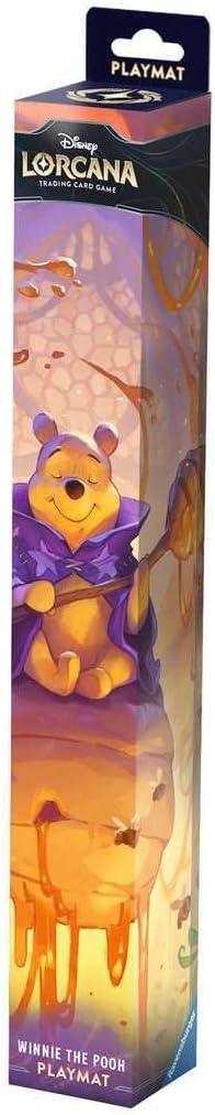 Ravensburger Disney Lorcana TCG Playmat Featuring Winnie The Pooh – Hunny Wizard by John Loren | Protects Cards | Versatile Game, Desk, or Mouse Pad | Durable Non-Slip Surface | Suitable for Ages 8+