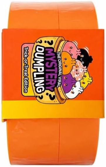 The Original Mystery Dumpling Squishy Toy 3.5 Inch Diameter (Trick-or-Treat Edition)