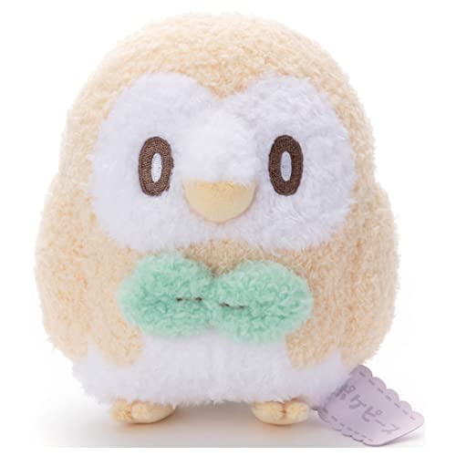 Pokemon Pokemon Piece Plush Rowlet, Height 5.1 inches (13 cm)