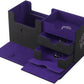 Gamegenic The Academic 133+ XL Premium Deck Box - Double-Sleeved Card Storage, Card Game Protector, Holds Up to 122 Cards Plus Game Accessories, Black/Purple Color