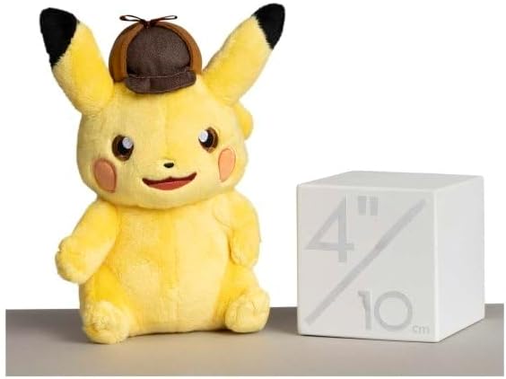 Pokémon Center: Detective Pikachu Returns: Detective Pikachu Plush, 8 ¼ Inch