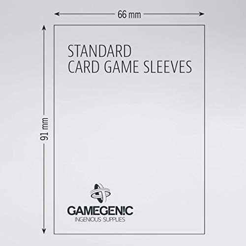 Gamegenic 50ct Prime Board Game Sleeves Display Case (10 Packs) - Standard Card Game