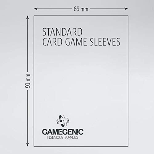 10 Packs Gamegenic Prime Board Game Sleeves 50ct Standard Card Game Size Card Sleeves Display Case