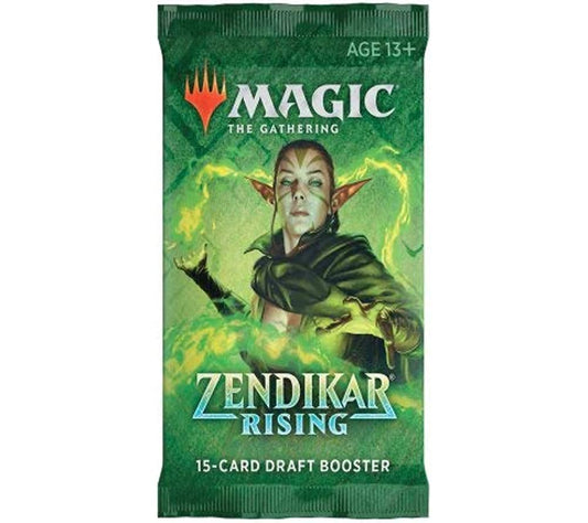 Magic: The Gathering Draft Booster Pack Lot MTG Zendikar Rising Individual Pack