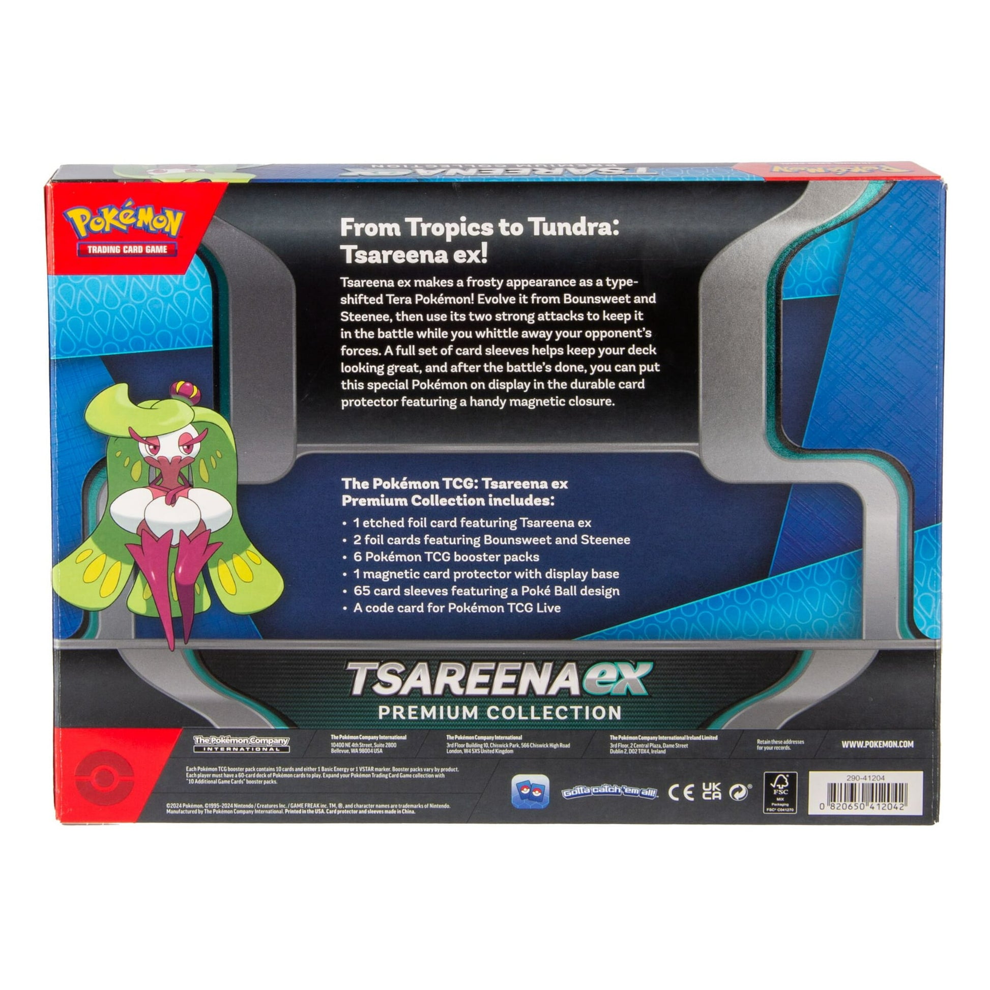 sleeves for pokemon booster packs Pokemon TCG Tsareena Ex Premium Collection