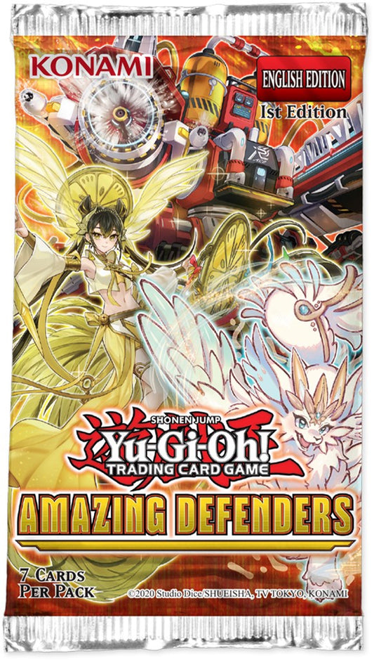 Konami Yu-Gi-Oh TCG: Amazing Defenders Booster Pack (7 Cards)