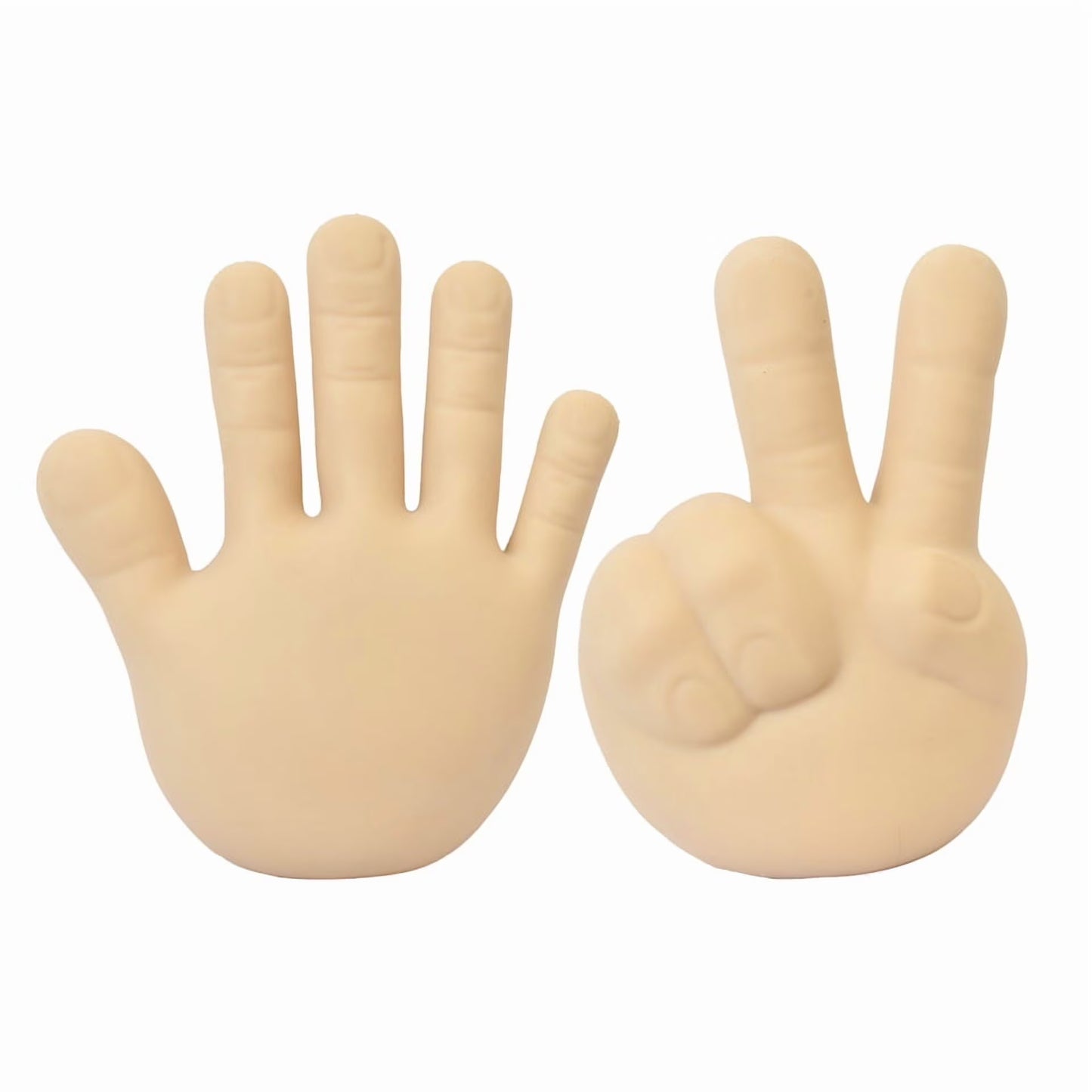 Toymendous Squish Hands, 2 pack Rubber Stress Balls, Toy for Children Ages 3+